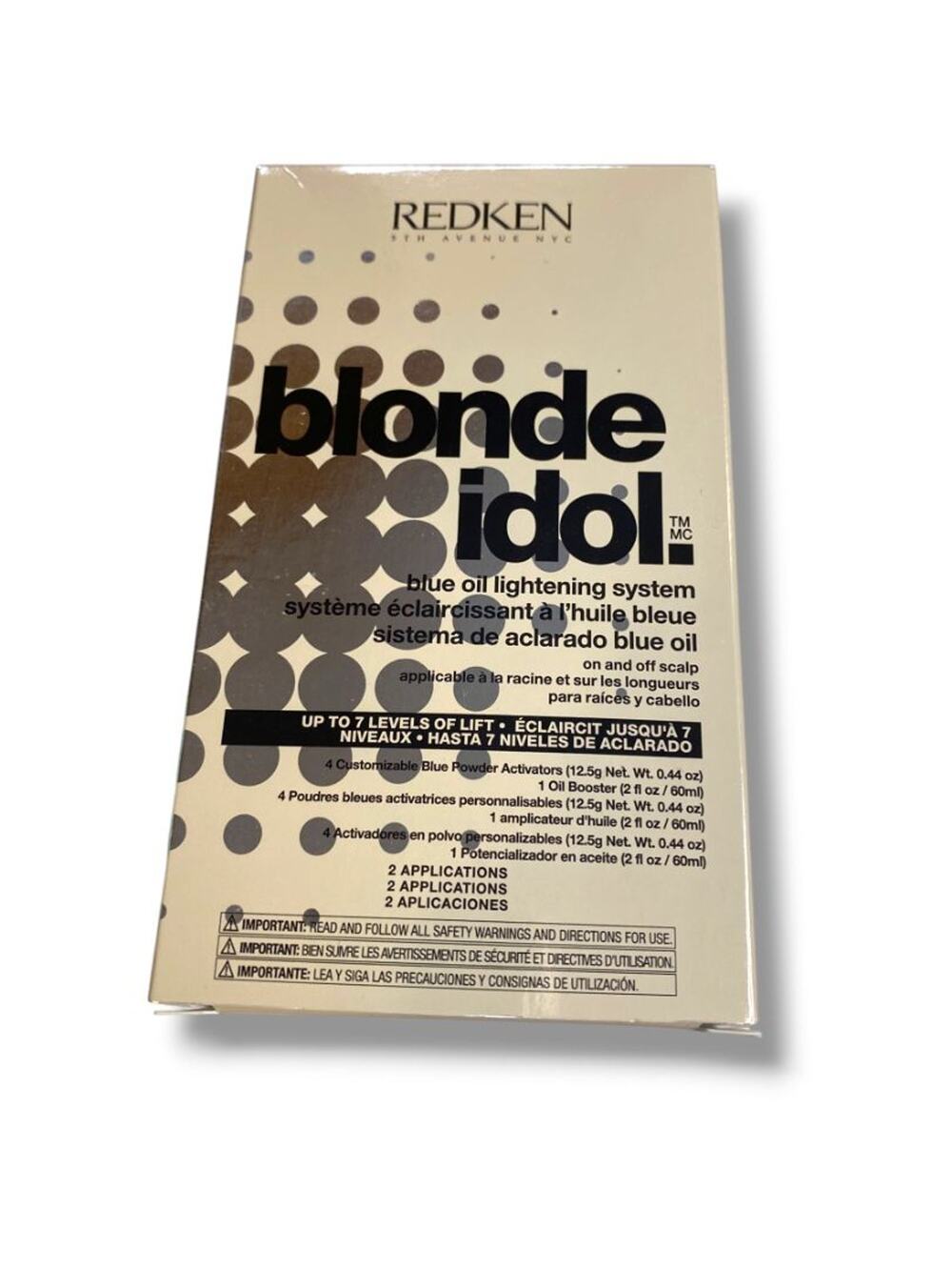 Redken New Blonde Idol Blue Oil Lightening System 2 Applications